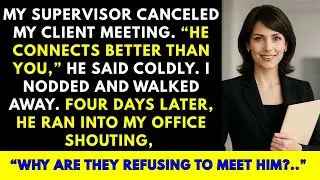 My Supervisor made his career ending mistake of canceling my client meeting... - Revenge Story