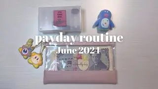 【給料日ルーティン】6月分🐌┊給料仕分け┊封筒積立┊家計管理