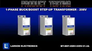 1-Phase Buck/Boost Step-Up Transformer - 208V Primary - 229V Secondary -31.2 Amps -50/60Hz