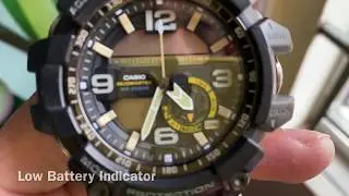 CASIO G-Shock | MUDMASTER GG1000 1A3 | Low Battery Indicator