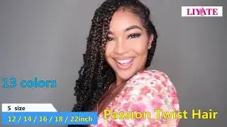 Best Passion Twist Hair from Amazon |#passiontwist #springtwist #liyatehair