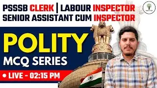 PSSSB Clerk, Senior Assistant | POLITY | Pawan Sir | Success Tree Punjab