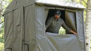 Bolderton 10' Tower with Hunting Blind by Landmark