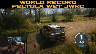 World Record Time Trial | EA Sports WRC 24 | Finland Peltola Wet | Junior WRC | Fanatec