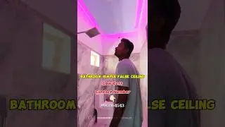 BATHROOM FALSE CEILING #ytshorts #interiordesign #home