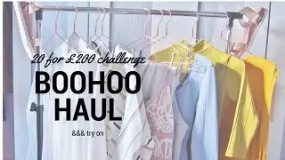 THE BIGGEST EVER BOOHOO HAUL (&& try on) | 20 items for &pound;200 challenge, Summer '16 - Sarah Wore What