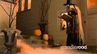 Life-size Animated Spell Casting Witch Figure
