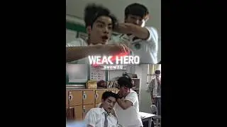 Sieun School Fight BTS 💀🔥 #WeakHeroClass #Kdrama #Shorts