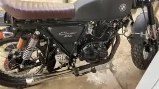 Проверка звука пулевой трубы Rusi Classic 250 с термопленкой