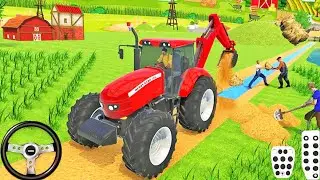 Mountain Farming  Modern Tractor Driving Game - New Tractor Game - Real Tractor Racing - Gadi Wala