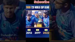 India blind cricket t20 world Cup 3rd chance champion #shorts #viral