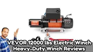 VEVOR 12000 lbs Electric Winch Heavy Duty Winch First Time Experience Review