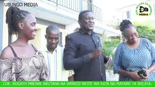Cde. Rogath E. Mbowe. Ahimiza mshikamano.