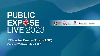 PubEx LIVE 2023 - PT Kalbe Farma Tbk (KLBF)