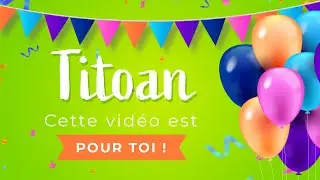 🎂 Chanson joyeux anniversaire Titoan - Les chatons les plus mignons 🎂🎉 !