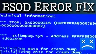 BSOD Error 0x00000116