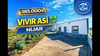 Casa con huerto de 4 Dormitorios en Fernán Pérez - Níjar. PRECIO: 185.000€
