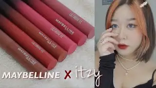 [GIVEAWAY + REVIEW & SWATCH] MAYBELLINE X ITZY | COLOR SENSATIONAL ULTIMATTE SLIM LIPSTICK