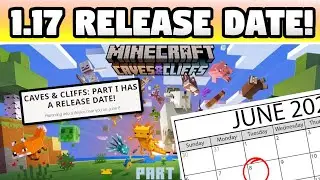 Minecraft 1.17 RELEASE DATE IS HERE!!!! (Caves & Cliffs Part 1 Update Details)