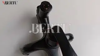 BERTU RAIN SHOWER COLUMN MIXER SET CLASSIC 588 BLACK