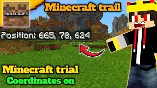 Mincraft trial coordinate Kaise on Karen || minecraft trial coordinates on....!? 😈
