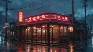 Rainy Lights of a Lonely Alley | Deep Lofi Vibes for Focus