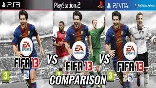 FIFA 13 PS3 Vs PS2 Vs PS Vita