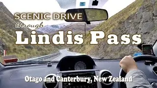Scenic Drive Through Lindis Pass | Otago and Canterbury, New Zealand