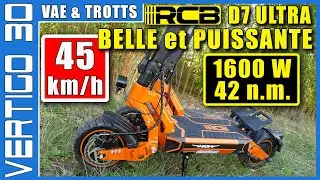 💙🤍 RCB D7 PRO ULTRA - La TROTTINETTE BELLE et PUISSANTE 🤍💙