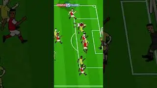 EZE's GOAL FOR ARSENAL AGAINST CRYSTAL PALACE #footballshorts #premierleague #arsenal #football