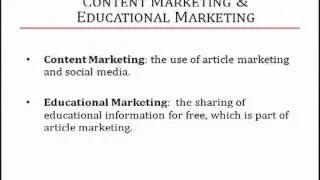 What is Article Marketing