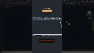 AutoCAD 3D   Revolve #tutorial #cadsoftware #cadd_engineer #design#revolveautocad