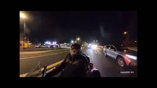 First night ride with heated gear bad DC traffic