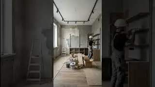 Extreme Room Makeover: Empty Concrete to Dream Home Office (Time-Lapse)