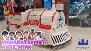 Kereta Api FANPEKKA di AEON Mall Jakarta Garden City | Rekomendasi tempat bermain untuk anak