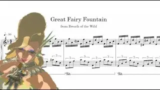 Great Fairy Fountain Piano Sheet Music (Breath of the Wild)