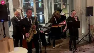 Andromeda Jazz Live band performance in Mayfair London, for weddings & events