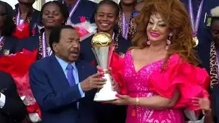 Biya reappears after 73 days to honor Cameroon Lionesses