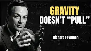 You Think GRAVITY Pulls You Down But It's WRONG - Richard Feynman Approach
