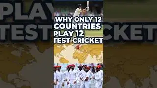 Only 12 countries Play test cricket 🤔 #cricket #viral