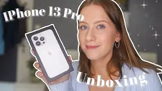 IPhone 13 Pro Unboxing & Apple Store Haul | Alina Marie