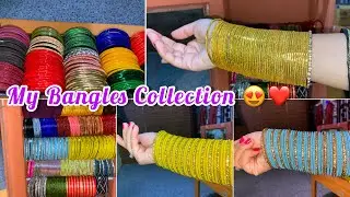 My Designer Bangles Collection 😍❤️ || Party Wear And Daily Wear Bangles 🙈❤️