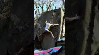 Richmond - Whileaway Boulder &lsquo;Siren Song Right&rsquo; V7+ First Ascent ✅ Virginia