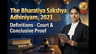 The Bharatiya Sakshya Adhiniyam, 2023 | Definitions: Court & Conclusive Proof in Tamil- Part 3
