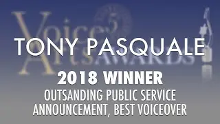 2018 Voice Arts Awards Winner for Outstanding Public Service Announcement, Best Voiceover