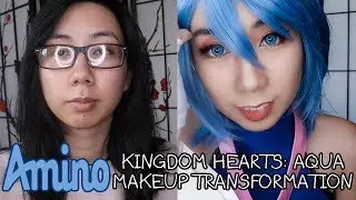 AMINO: Kingdom Hearts - Aqua Makeup Transformation
