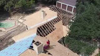 New Roof Construction in Katy, Texas