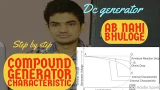 19 compound generator characteristic in hindi, characteristic of dc compound generator, dc Generator