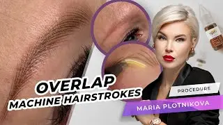 Overlapping Old PMU. Machine Hairstrokes for Alopecia | Maria Plotnikova