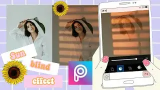 SUN BLIND EFFECT 🍑 | (tutorial)